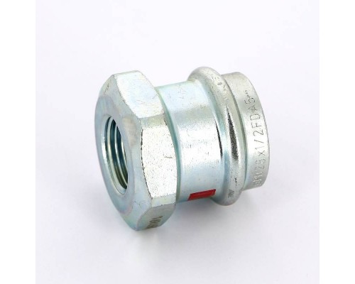 Муфта пресс-В оцинкованная сталь Prestabo VIEGA 28х1/2" с SC-Contur Муфта пресс-В оцинкованная сталь Prestabo VIEGA 28х1/2" с SC-Contur