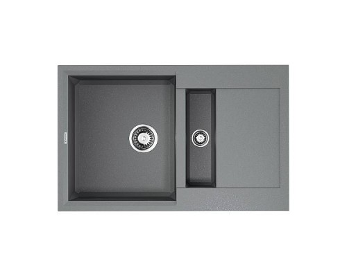 Omoikiri Sakaime 78-2-GR Кухонная мойка Tetogranit 78x50 см, цвет: leningrad grey 4993559