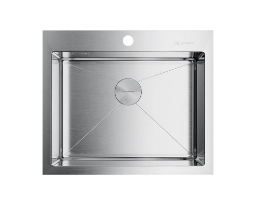 Omoikiri Akisame 59-IN Кухонная мойка нерж. сталь 59x51 см, цвет: нержавеющая сталь 4973055