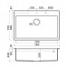 Omoikiri Tedori 79-BE Кухонная мойка Tetogranit 79x51 см, цвет: ваниль 4993949