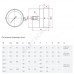 Манометр осев ТМ-310Т.00 0-0,6МПаДк63 G1/4" ст Росма 00000008921