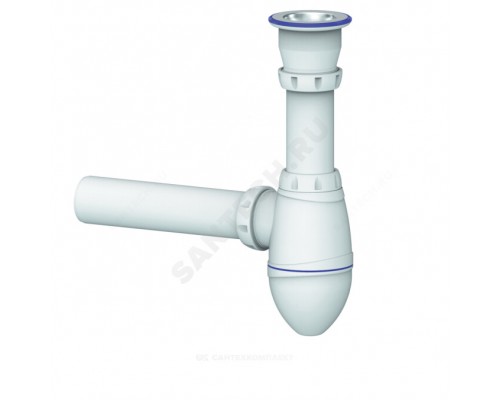 Сифон умыв бут 1 1/2"x40 пр/тр 40 нерж/сетка Unicorn А210