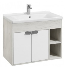 1A2374K0FAX10 Набор: 1A237401FAX10 Тумба-умывальник Флай 80 Бел Дуб КРАФТ/ 1WH302251 Раковина Миранда 80 1A2374K0FAX10