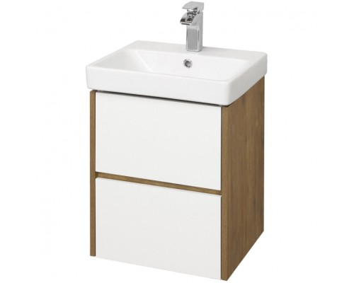 1A2516K0SDZ90 Набор: 1A251601SDZ90 Тумба-умывальник Сканди 45 Бел/Дуб Рустикальный/ 1WH501630 Раковина Адриана 45 1A2516K0SDZ90