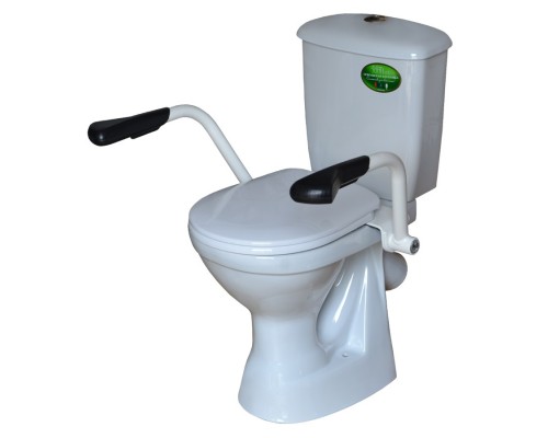 42301120005 Унитаз-компактПерсонаПремиум (с двойным опорным поручнем) подвод воды нижний, косой выпуск 42301120005