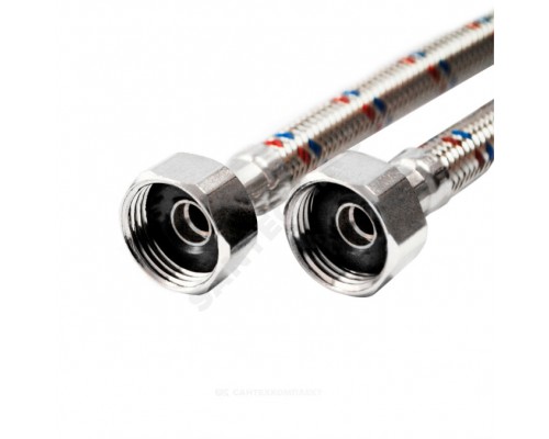 Подводка гибкая д/воды нерж Н1/2"-Н1/2" L=0.5м нж/г VALFEX S/S 50сm В-В