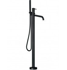 WE00180/TBM LIVE смеситель для ванны напольный, матовый черный WE00180/TBM