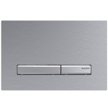 115.788.GH.2 Смывная клавиша Geberit Sigma50 для двойного смыва к 111.300/350/361/362/380/390/796 хромированный, матированный, с легкоочищаемой поверх 115.788.GH.2