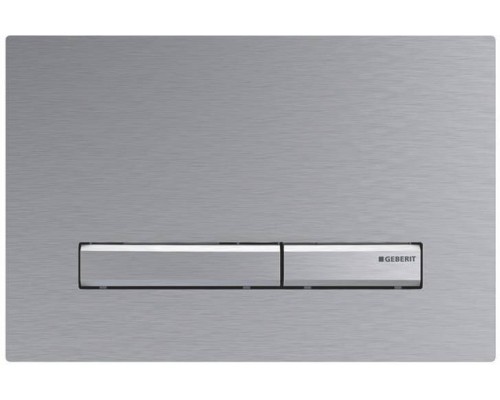 115.788.GH.2 Смывная клавиша Geberit Sigma50 для двойного смыва к 111.300/350/361/362/380/390/796 хромированный, матированный, с легкоочищаемой поверх 115.788.GH.2
