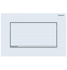 115.893.JT.1 Смывная клавиша Sigma 30 NEW смыв-стоп к 111.300/350/361/362/380/390/796 не оставляет отпечатков пальцев, белый мат/глянц хром/белый мат 115.893.JT.1