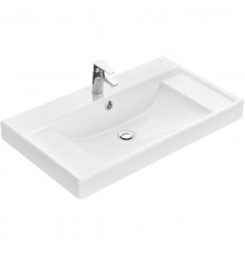 ZRU9307562 ONA раковина мебельная 800х460x132 мм из композитного материала, белый (ГРУЗИТЬ ТОЛЬКО С МЕБЕЛЬЮ) ZRU9307562