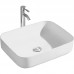 AQ5515-MW ВЕГА раковина 500390130 для установки на столешницу, мвтовый белый AQ5515-MW
