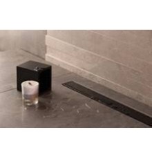 Душевой лоток, Pestan, Confluo Frameless Line Black Glass, шдв 120-750-100, цвет-хром матовый/чёрное стекло глянец