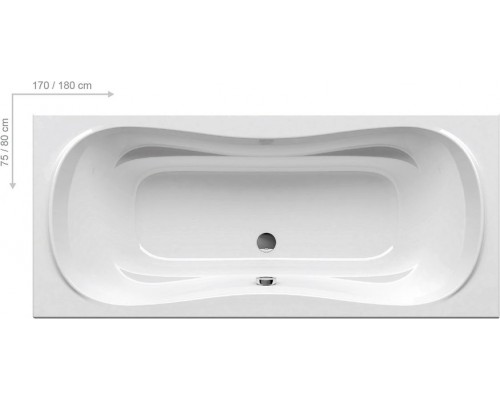 Ванна Campanula II 180х80 белая CB21000000