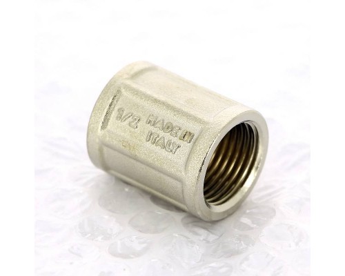 Муфта В никелированная TIEMME 1"x3/4"
