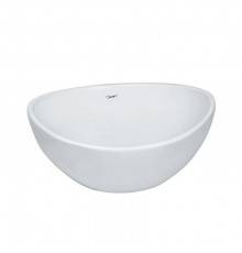 Раковина, Jaquar, Continental, шгв 425-340-175, отверстия для смесителя-отсутствуют, цвет-белый
