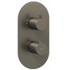 Смеситель скрытого монтажа ES 063.20GB.O2 ГРАФИТ (2 вывода) + нужен RB 07C.50 (X070232) X070323