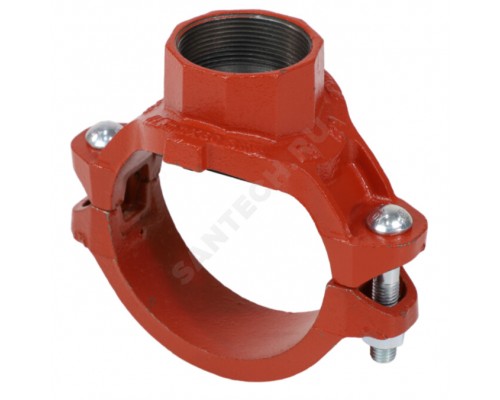 Отвод(седелка) резьб Ду100х40(Дн114х1 1/2") грувлок XGQT15S JIANZHI