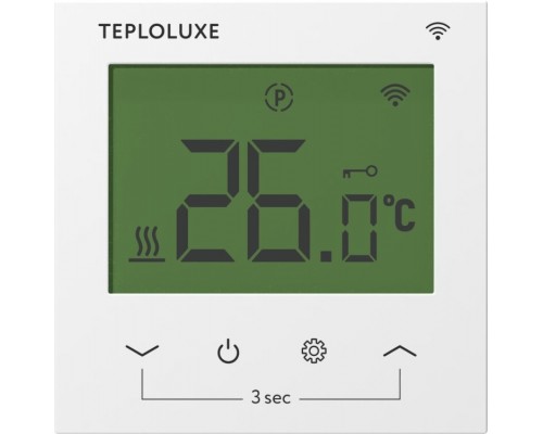 Терморегулятор, Теплолюкс, Pontus WiFi, электронный, цвет-белый