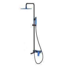 Boheme Q Душевая стойка с верхним душем 15х36х92h см, цвет: black 148-BUW.2