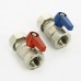 Комплект кранов шаровых UNI-FITT 1" x 3/4" с накидной гайкой и уплотнением (2 шт)