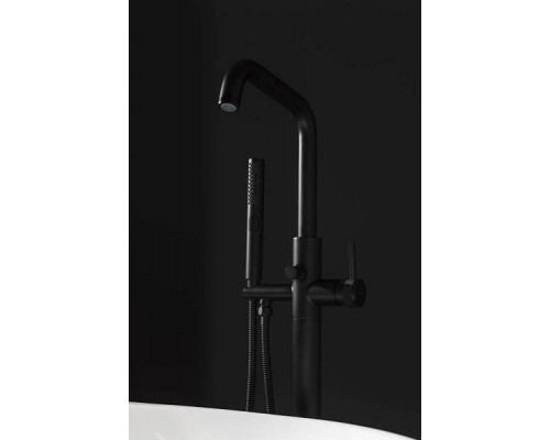 Allen Brau Priority Смеситель для ванны с душем, цвет: черный матовый 5.31008-31