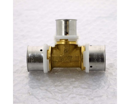 Тройник пресс UNI-FITT 32х26х32 Тройник пресс UNI-FITT 32х26х32