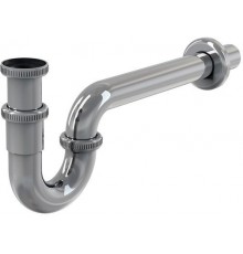Сифон для умывальника U-образный хром X01436