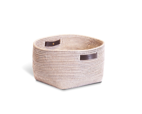 Корзина, Decor Walther, BASKET, шгв 470-440-230, цвет-ротанг светлый (Rattan hell)