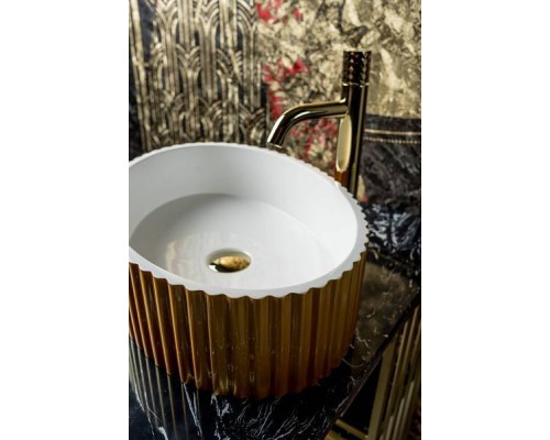 Boheme Monaco Раковина мебельная овальная 50х35х14h см, цвет: gold 878-G