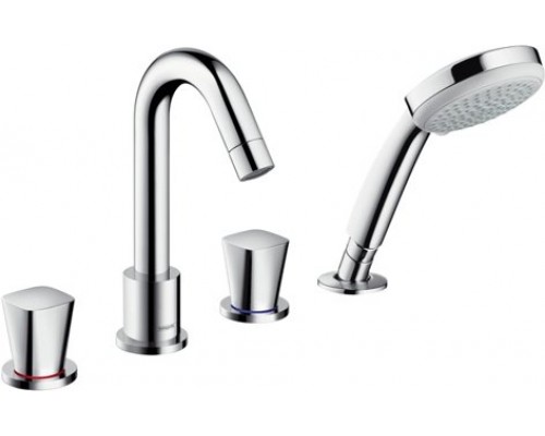 71314000 HG Logis смеситель для ванны на 4 отверстия 71314000