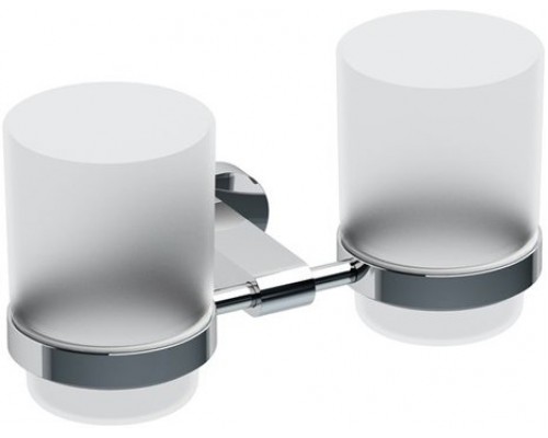 Держатель с двумя стаканами (стекло) CR 220.00 X07P189