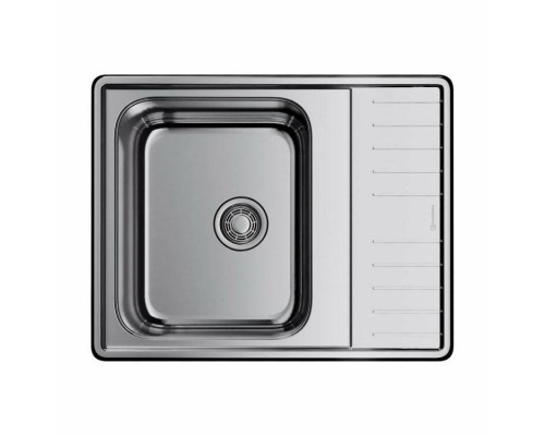 Мойка, OMOIKIRI, Sagami, шгв 630-500-180, отверстия для смесителя-отсутствуют, цвет-нержавеющая сталь