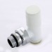 Вентиль ручной Carlo Poletti Compact угловой НН 1/2" х М24 х 19 цвет белый