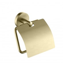 AQ4209BG ОБЕРОН бумагодержатель с крышкой, шлиф. золото AQ4209BG