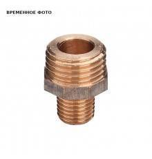 Ниппель укороченный НН 1 1/4" x 1 1/2" бронза