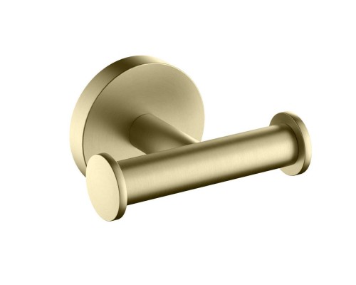 AQ4202BG ОБЕРОН крючок двойной, шлиф. золото AQ4202BG