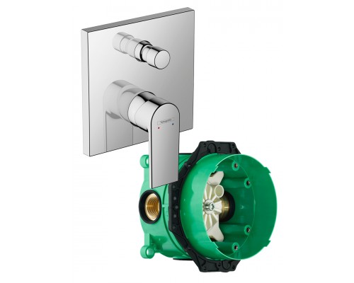 71468000S Set HG Vernis Shape смеситель для ванны (71468000+01800180) 71468000S