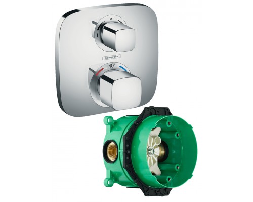 15708000S Set HG Ecostat E термостатический смеситель для душа (15708000+01800180) 15708000S