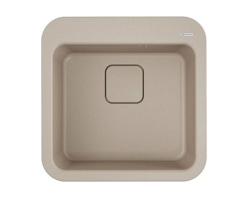 Omoikiri Tasogare 51-SA Кухонная мойка Artgranit 51x51 см, цвет: бежевый 4993743