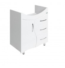 ЛИРА Тумба напольная 611х720х336, бел (подходит умывальник мебельный Лагуна 65) LRSACW65015F1