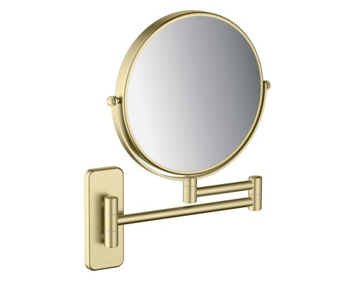 AQ4911BG зеркало косметическое настенное 5х, шлиф. золото AQ4911BG