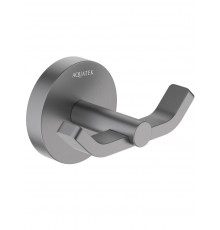 AQ4602BGM БЕТТА крючок двойной, оружейная сталь (шлиф. черный хром) AQ4602BGM