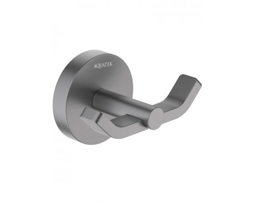 AQ4602BGM БЕТТА крючок двойной, оружейная сталь (шлиф. черный хром) AQ4602BGM