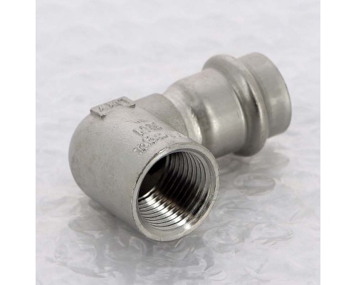 Угол пресс-В компактный нержавеющая сталь Sanpress Inox VIEGA 18х1/2"