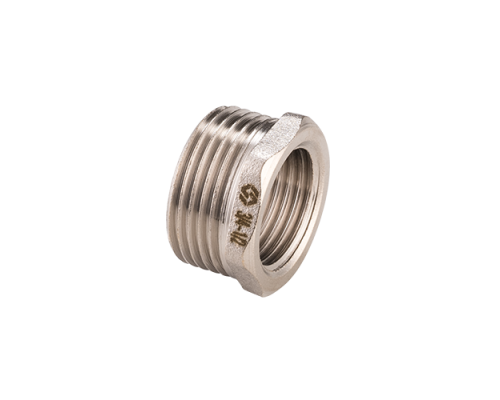 Футорка, 1 1/2 х 1 1/4, НВ, латунь никелированная