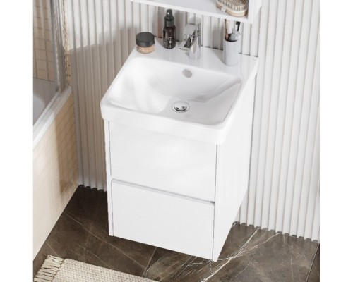 1A2516K0SD010 Набор: 1A251601SD010 Тумба-умывальник Сканди 45 Белый/1WH501630 Раковина Адриана 45 1A2516K0SD010