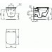 T468301 Ideal Standard i.life B Сиденье и крышка, с функцией плавного закрытия, дюропласт, металлические шарниры, легкосъемное T468301