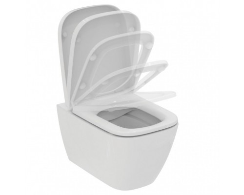 T468301 Ideal Standard i.life B Сиденье и крышка, с функцией плавного закрытия, дюропласт, металлические шарниры, легкосъемное T468301