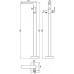 Смеситель напольный для ванны CR 080.00 X070101